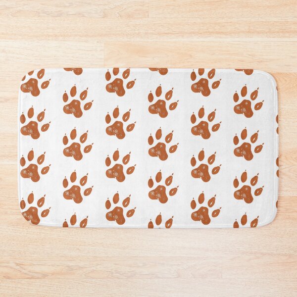 Item preview, Rustic Animal Paw Print with Snowflake Detail – Nature-Inspired Design designed and sold by AndrewWork.