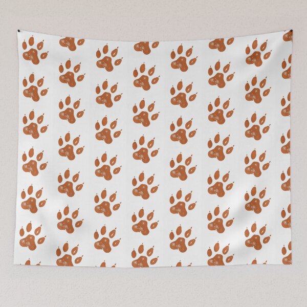 Item preview, Rustic Animal Paw Print with Snowflake Detail – Nature-Inspired Design designed and sold by AndrewWork.