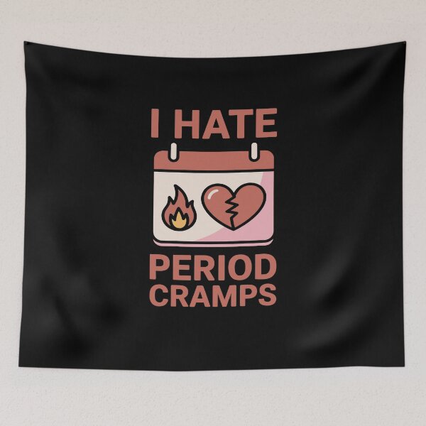 Item preview, Menstrual Planner I Hate Period Cramps designed and sold by Printed-Memes.