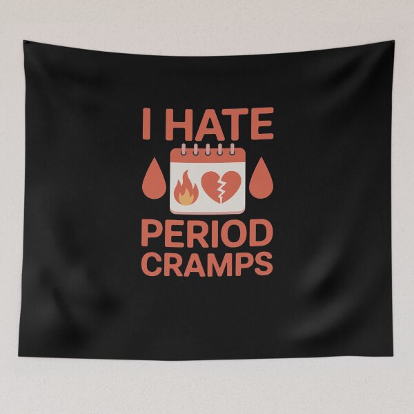 Item preview, Menstrual Planner I Hate Period Cramps designed and sold by Printed-Memes.