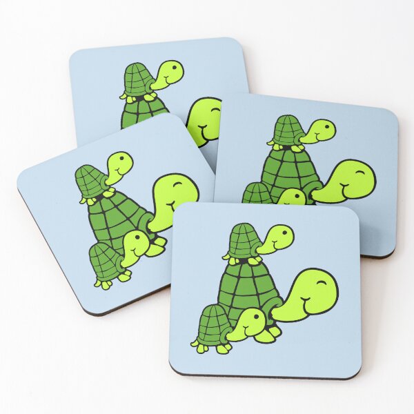 Item preview, 3 Tortoise Turtle Family Two Children Father Mother Dad Mom designed and sold by shirt-o-mat.