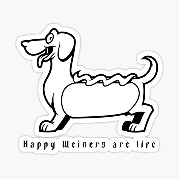 Item preview, Happy weiners are life tshirt designed and sold by Minerbetter.