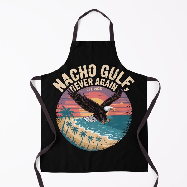 Item preview, Nacho Gulf Never Again – Funny Summer Retro Sunset designed and sold by Fragy72.