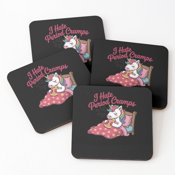 Item preview, I Hate Period Cramps Unicorn designed and sold by Printed-Memes.