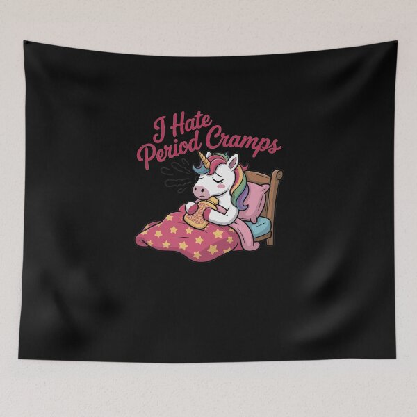 Item preview, I Hate Period Cramps Unicorn designed and sold by Printed-Memes.
