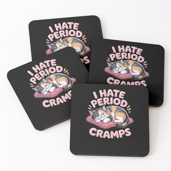 Item preview, Cat I Hate Period Cramps designed and sold by Printed-Memes.