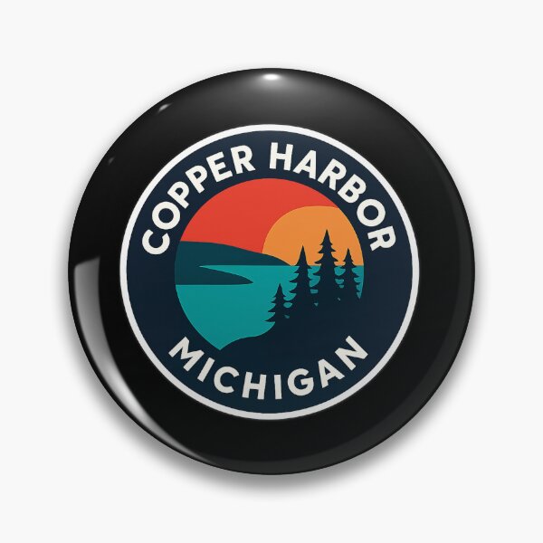 Item preview, Copper Harbor Michigan Modern Sunset designed and sold by American Travels.