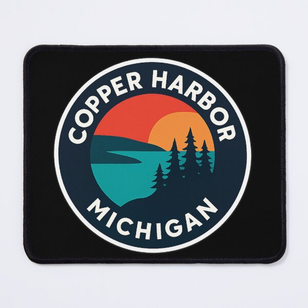 Item preview, Copper Harbor Michigan Modern Sunset designed and sold by American Travels.