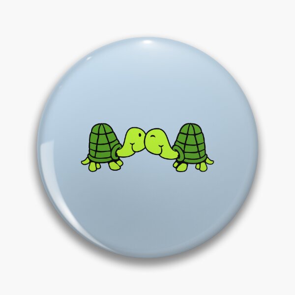 Item preview, 2 Tortoise Turtle Love Couple Kissing Romantic Valentine's Day designed and sold by shirt-o-mat.