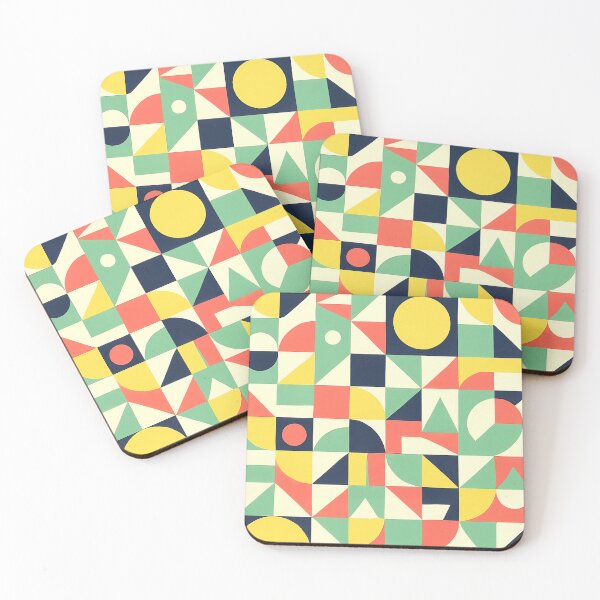 Item preview, Retro Modern Rhythms – Bold Bauhaus Geometry designed and sold by SUNAGIMO9999.