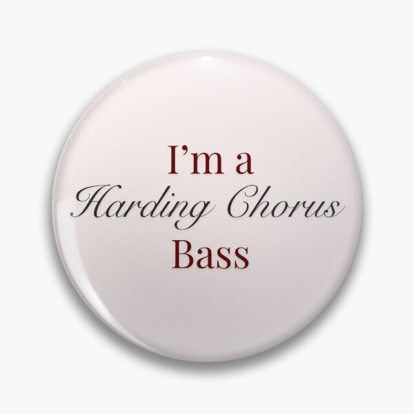 Item preview, Harding chorus Bass sticker designed and sold by haileybritt.