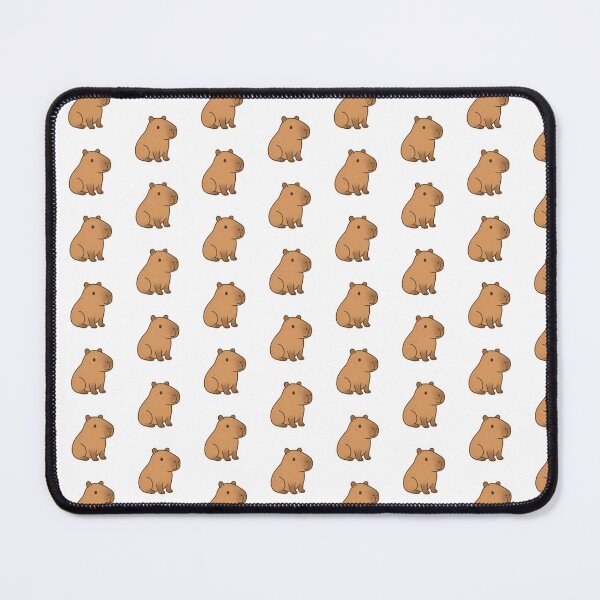 Item preview, Cute Kawaii Capybara Sitting with Blush Cheeks designed and sold by EriErii.