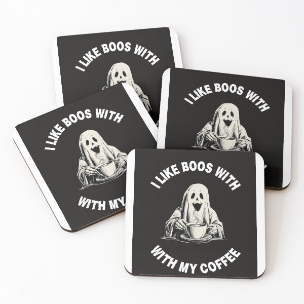 Item preview, I Like Boos with My Coffee Ghost designed and sold by Paratees.