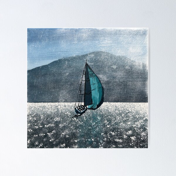 Item preview, Sailboat in the Ocean designed and sold by SVT Abstract.