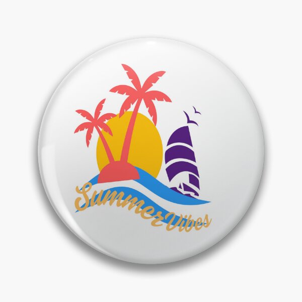 Item preview, Summer Vibes & Tropical Beach illustration designed and sold by adlkh.