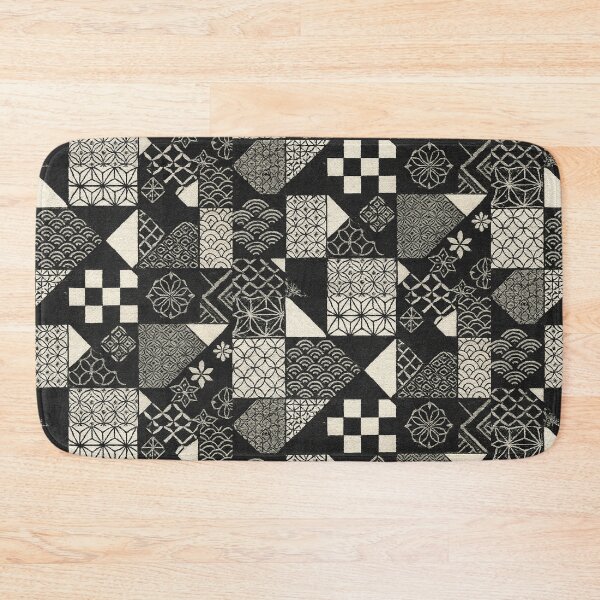 Item preview, Kurohaku Harmony – Modern Japanese Textile Elegance designed and sold by SUNAGIMO9999.