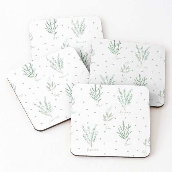 Item preview, Watercolor Herbs designed and sold by ReaLivingCo.