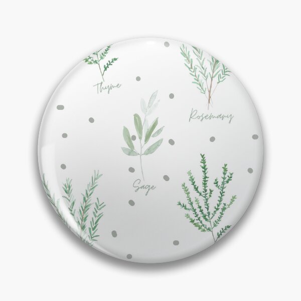 Item preview, Watercolor Herbs designed and sold by ReaLivingCo.