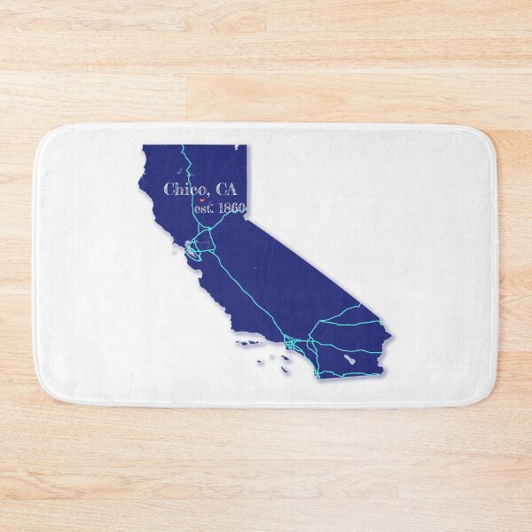 Item preview, Chico, CA [Blue] designed and sold by PhilbonianDezin.