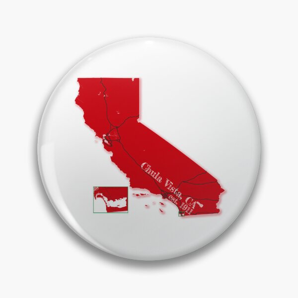 Item preview, Chula Vista, CA [Red] designed and sold by PhilbonianDezin.