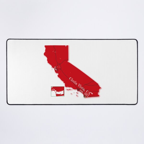 Item preview, Chula Vista, CA [Red] designed and sold by PhilbonianDezin.