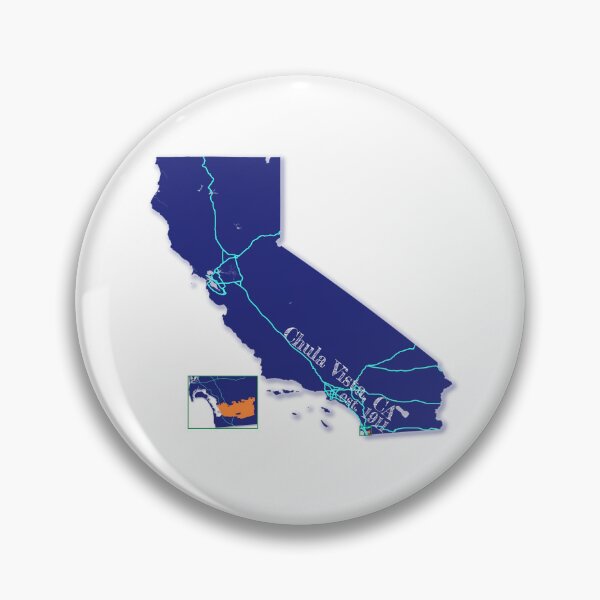 Item preview, Chula Vista, CA [Blue] designed and sold by PhilbonianDezin.