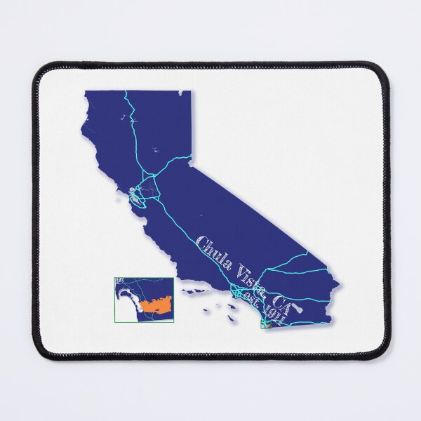Item preview, Chula Vista, CA [Blue] designed and sold by PhilbonianDezin.