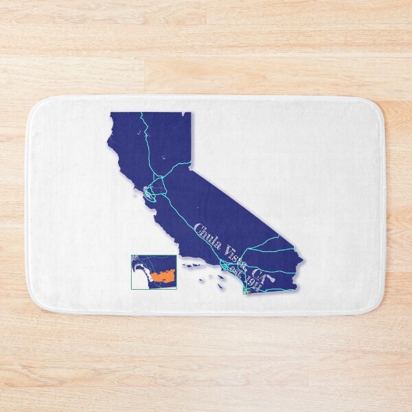 Item preview, Chula Vista, CA [Blue] designed and sold by PhilbonianDezin.
