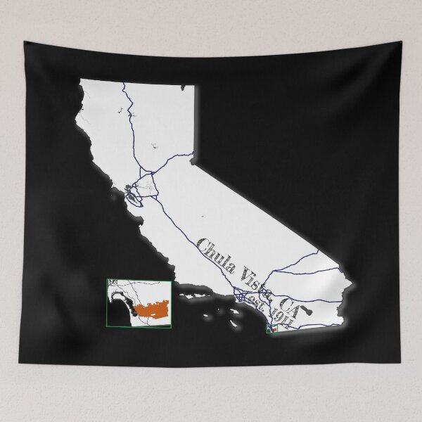 Item preview, Chula Vista, CA [White] designed and sold by PhilbonianDezin.