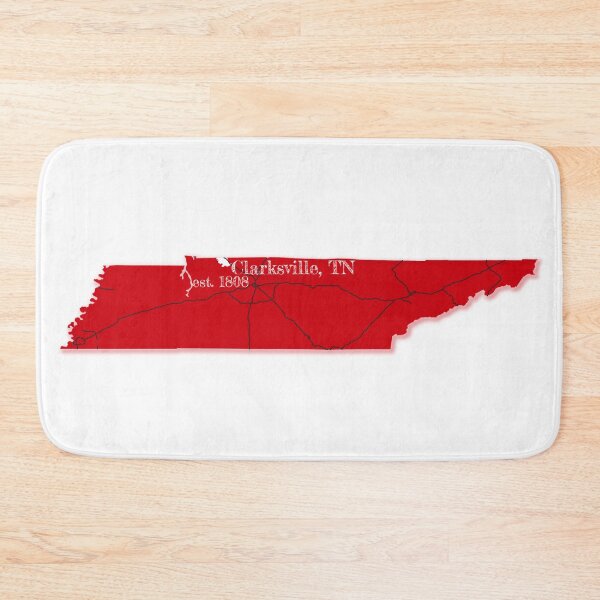 Item preview, Clarksville, TN [Red] designed and sold by PhilbonianDezin.