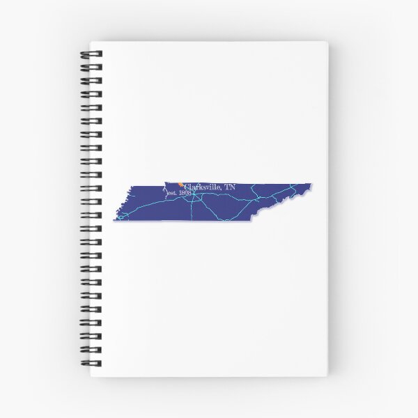 Item preview, Clarksville, TN [Blue] designed and sold by PhilbonianDezin.