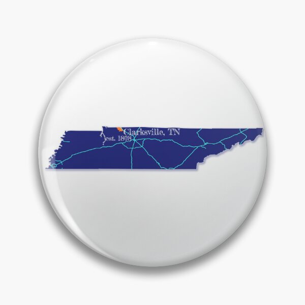 Item preview, Clarksville, TN [Blue] designed and sold by PhilbonianDezin.
