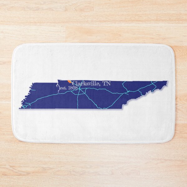 Item preview, Clarksville, TN [Blue] designed and sold by PhilbonianDezin.
