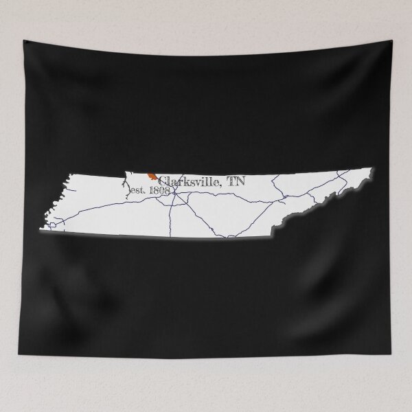 Item preview, Clarksville, TN [White] designed and sold by PhilbonianDezin.