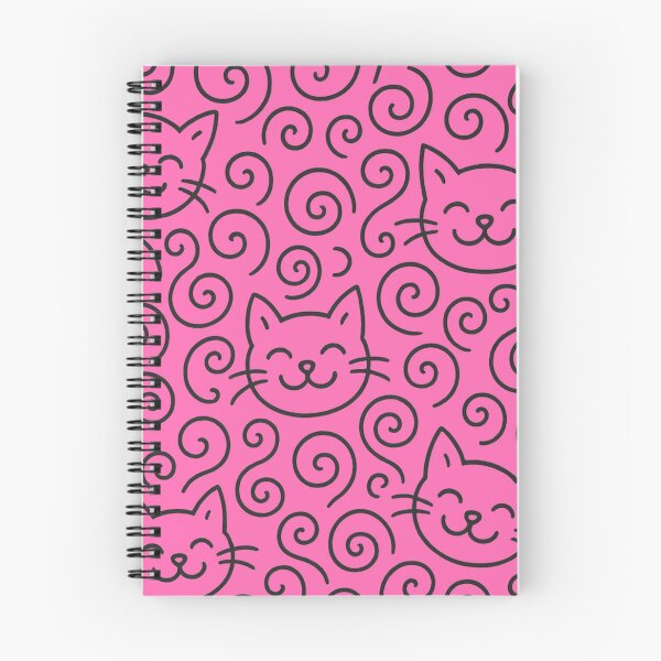 Item preview, Whimsical Smiling Cat Face Pattern designed and sold by Content by Steph.