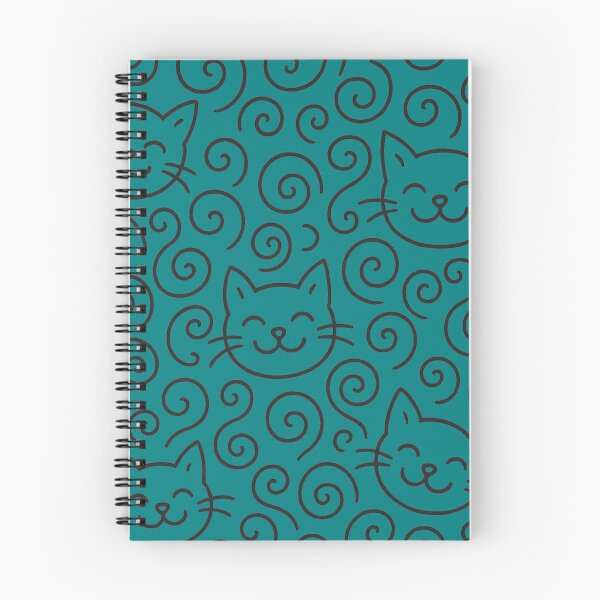 Artikelvorschau, Wunderliches lächelndes Katzengesichtsmuster entworfen und verkauft von Content by Steph.