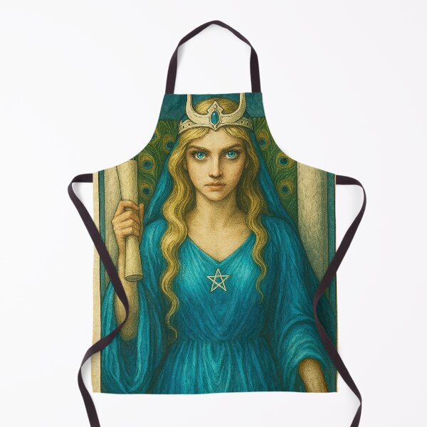 Item preview, Vintage Style The High Priestess Blue Tarot Card designed and sold by hauntedtees.