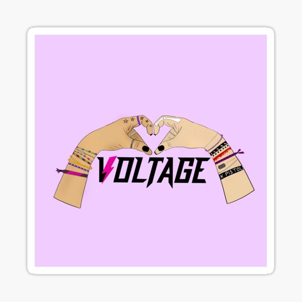 Item preview, Voltage - Logo mit Freundschaftshänden designed and sold by Voltage - by DJ Slopey.