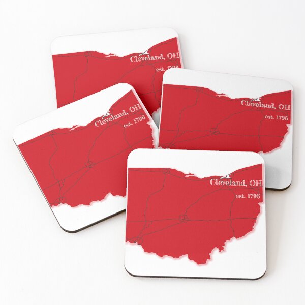 Item preview, Cleveland, OH [Red] designed and sold by PhilbonianDezin.