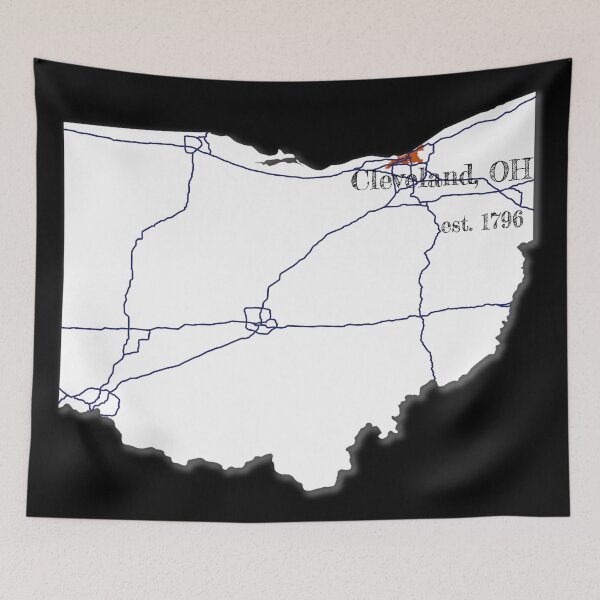 Item preview, Cleveland, OH [White] designed and sold by PhilbonianDezin.