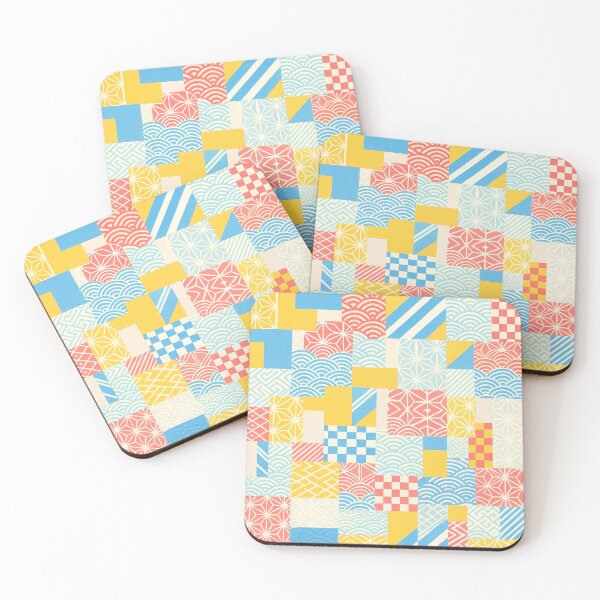 Item preview, Pastel Harmony in Japanese Patterns designed and sold by SUNAGIMO9999.