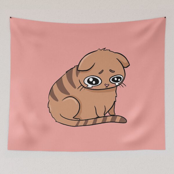 Item preview, sad kitty designed and sold by ellabirch.