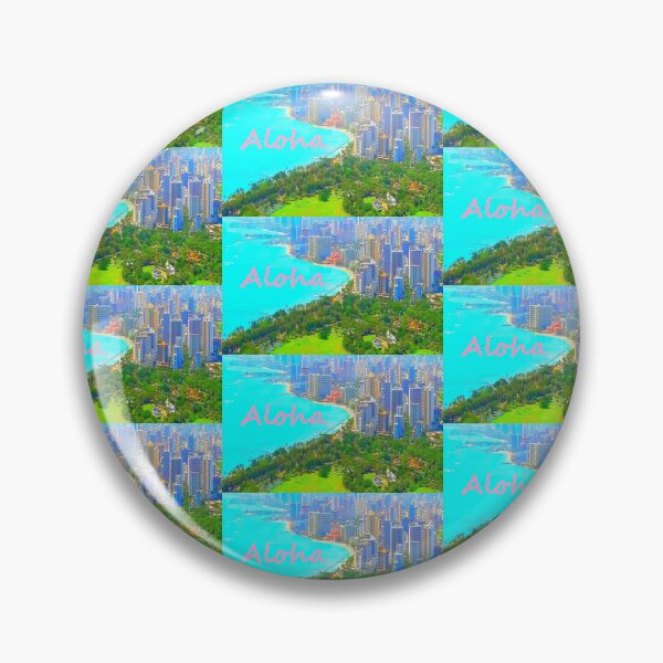 Item preview, Waikiki Bay From Diamond Head XV designed and sold by R-F-B.