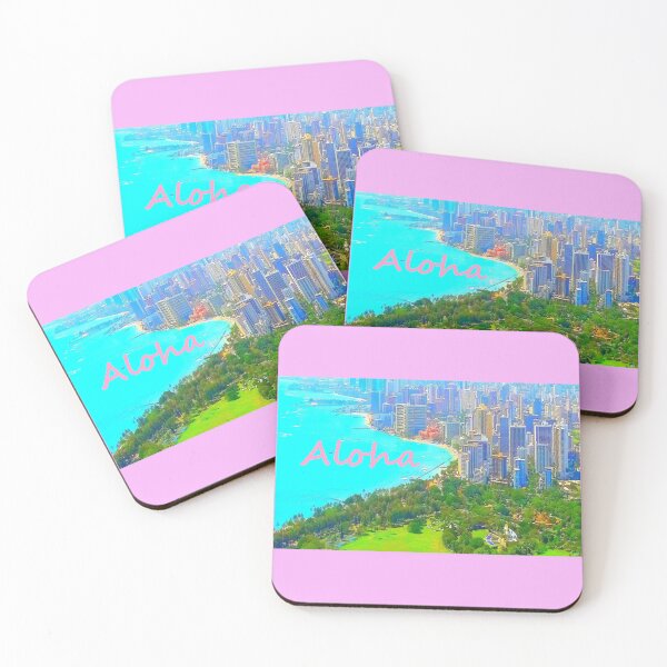 Item preview, Waikiki Bay From Diamond Head XV designed and sold by R-F-B.
