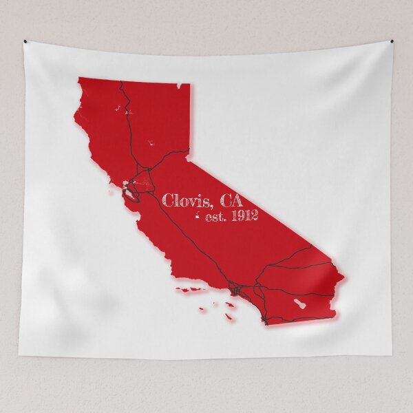 Item preview, Clovis, CA [Red] designed and sold by PhilbonianDezin.