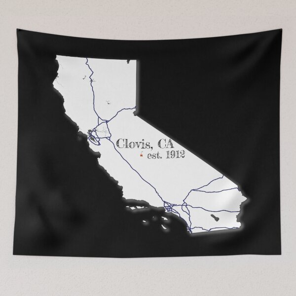 Item preview, Clovis, CA [White] designed and sold by PhilbonianDezin.