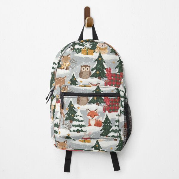 Item preview, Christmas snow animals in forest  designed and sold by DropRomance.