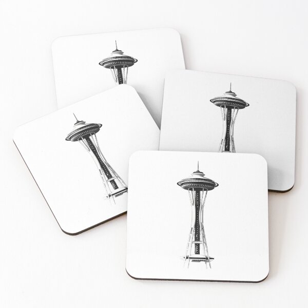Artikelvorschau, Seattle #4 Die ikonische Space Needle entworfen und verkauft von Drip Fit .
