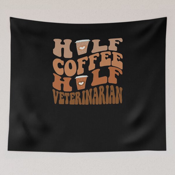 Item preview, Fueled by Coffee and Fur – Funny Veterinarian Quote Design designed and sold by JasKei-Designs.
