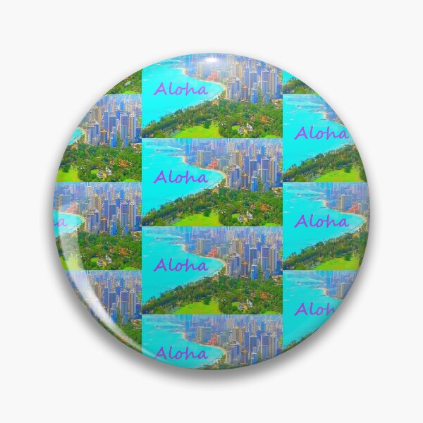 Item preview, Waikiki Bay From Diamond Head XVII designed and sold by R-F-B.
